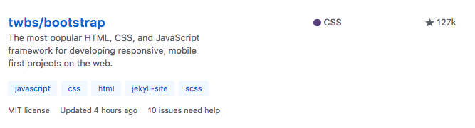 github bootstrap