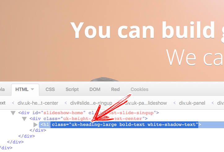 css selectors firebug