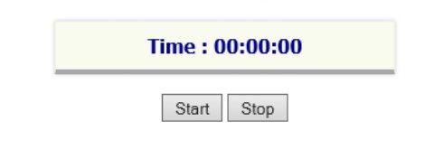 A small timer with start and stop buttons