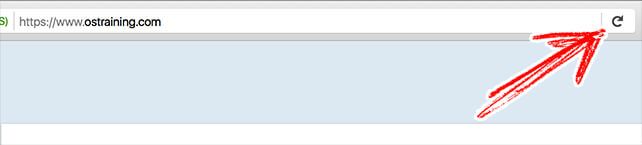 Refreshing a page in Firefox