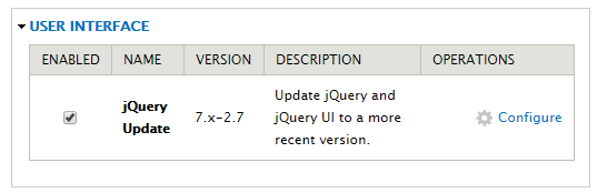 jQuery installed